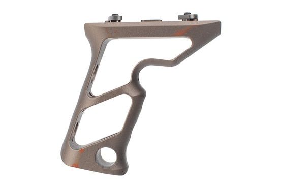Fortis SHIFT vertical grip for M-LOK handguards is a lightweight grip with FDE anodized finish.
